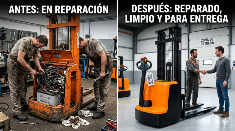 reparacion apilador electrico